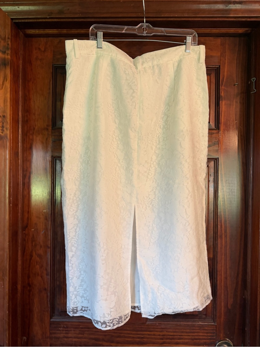 Reiss Ivory Floral Lace Midi Skirt - Picture 8 of 8